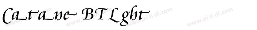 CataneoBT Light字体转换 CataneoBT Light字体转换
